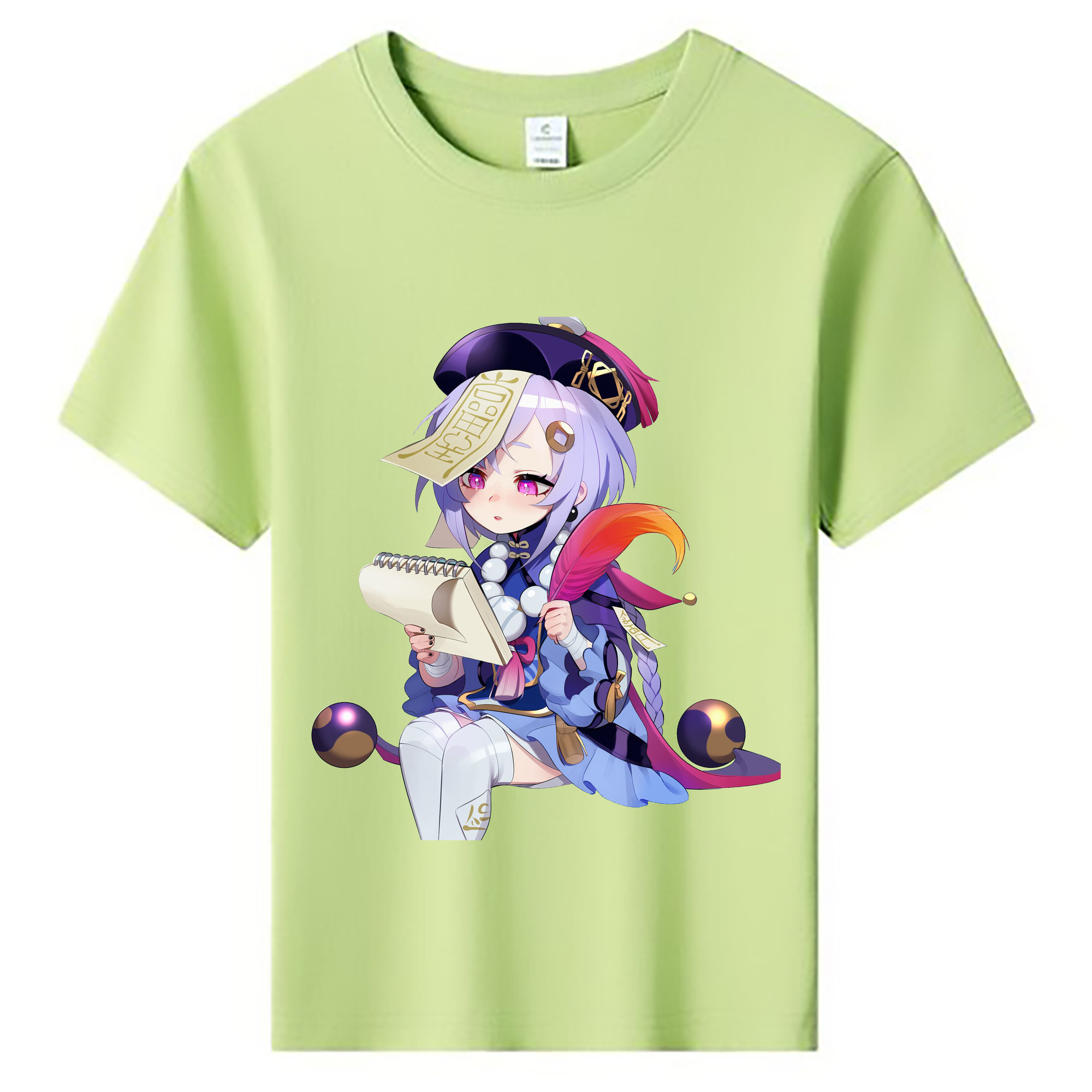 げんし神 七七 なな  genshin Nana 綿100％キッズTシャツ（フロントプリント）